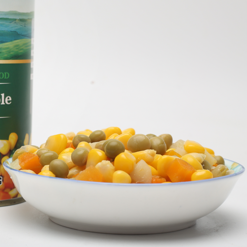 Canned mixed vegetable