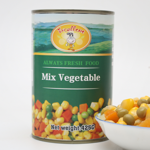 Canned mixed vegetable