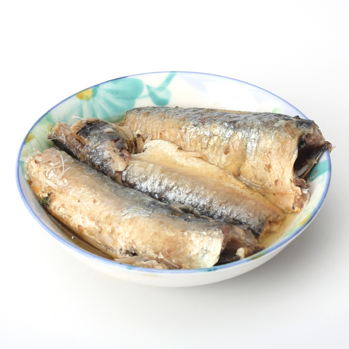 Canned sardines