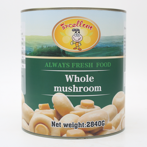Canned whole mushroom