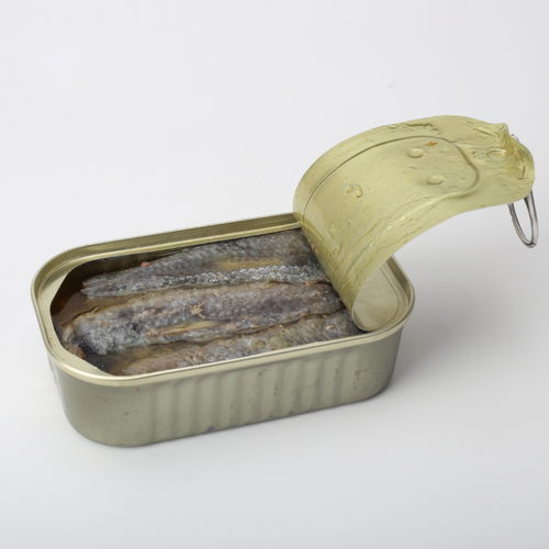 Canned sardines
