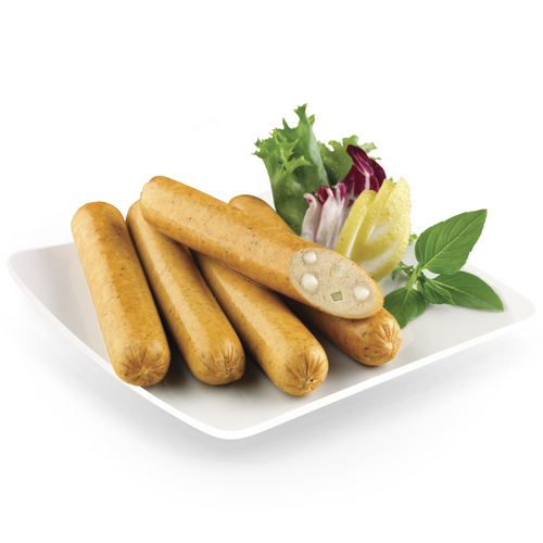 Jumbo Frank Sausage with cheese and onion