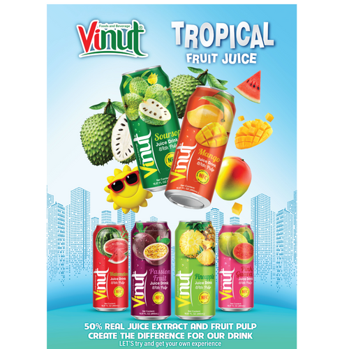 Vinut 50% Fruit Juice with Pulp