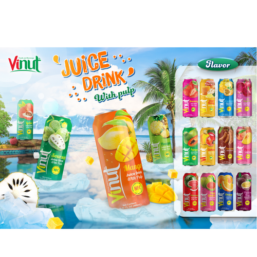 Vinut 50% Fruit Juice with Pulp