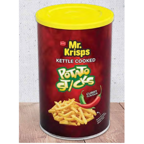 Mr. Krisps Kettle Cooked Potato Sticks Curry