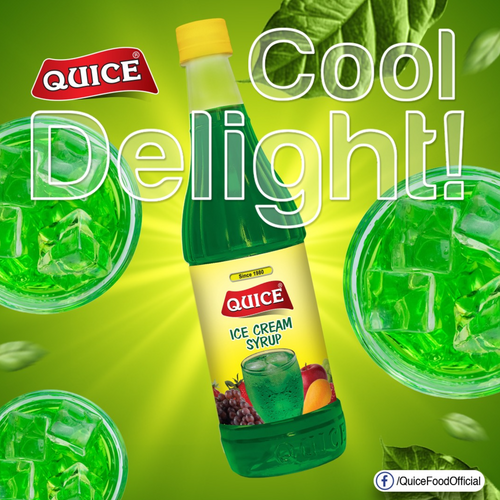 Quice Ice Cream Syrup & Quice Red Syrup