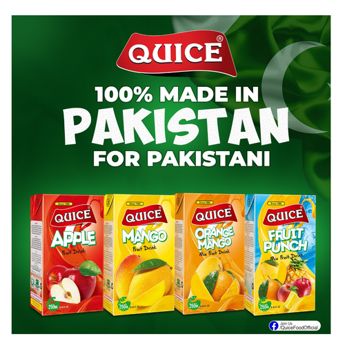 Quice Tetra Paks Fruit Drinks