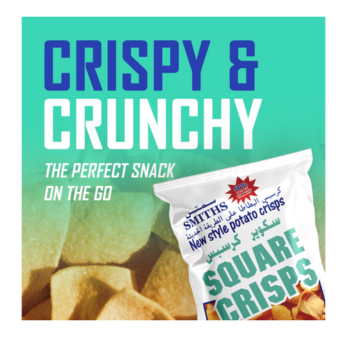 Square Crisps Salt & Vinegar
