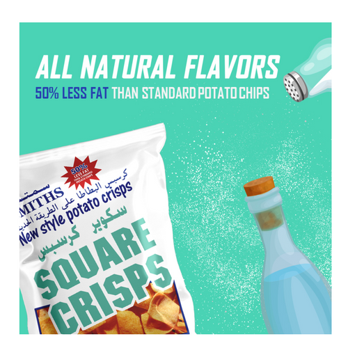 Square Crisps Salt & Vinegar