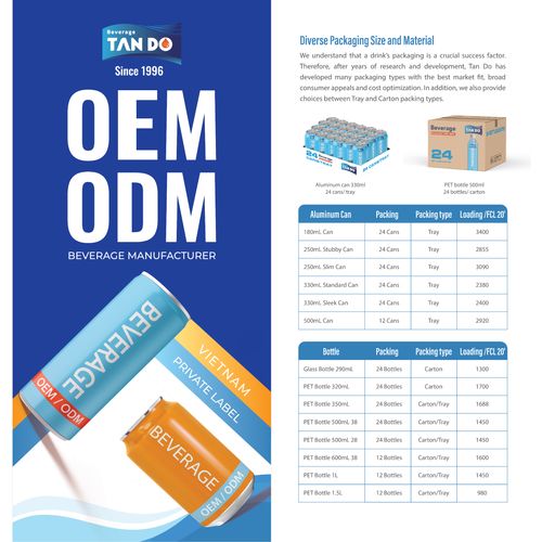 Tan Do FLYER -  OEM ODM Beverage Manufacturer