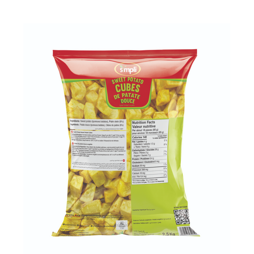 SYMPLI SWEET POTATO CUBES