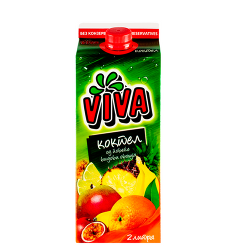 Viva Cocktail multifruit drink 2l