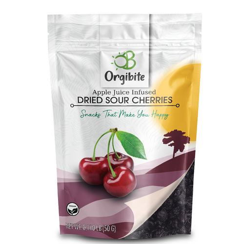 Apple Juice Infused Dried Sour Cherry and Dried Strawberry