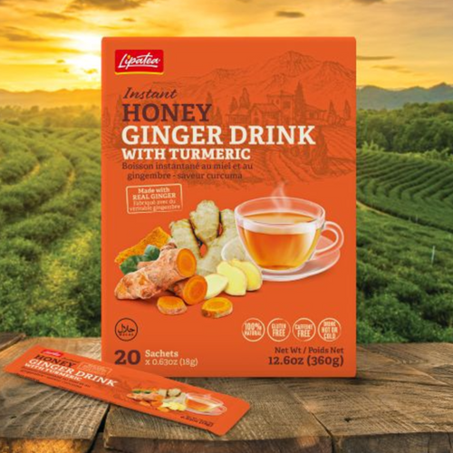 LIPATEA HONEY GINGER DRINK WITH TURMERIC