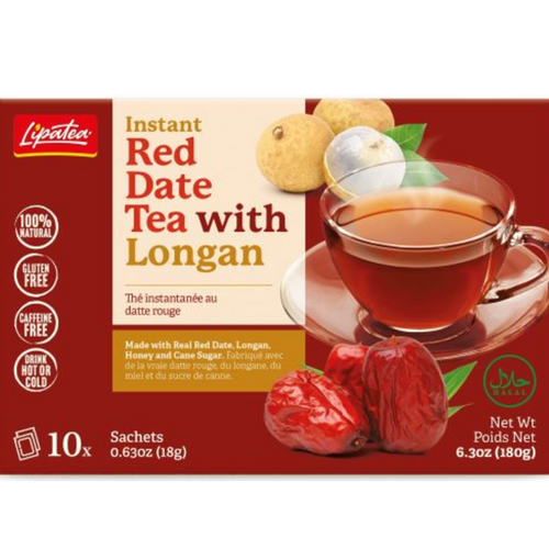 LIPATEA INSTANT RED DATE TEA WITH LONGAN