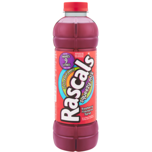 Rascals Squeezy Mix Raspberry Flavoured Syrup 750ml