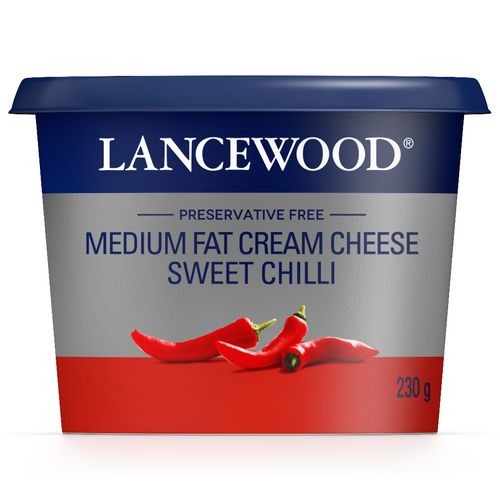 LANCEWOOD MEDIUM FAT CREAM CHEESE SWEET CHILLI 230G