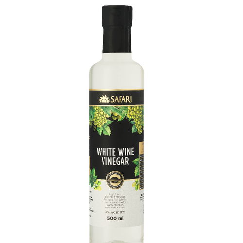 Safari White Wine Vinegar 500ml