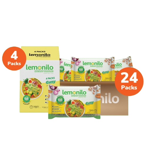 Lemonilo Instant Noodles Curry 73GR X4