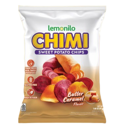 Lemonilo Chimi Sweet Potato Chips Butter Caramel Flavour 41GR