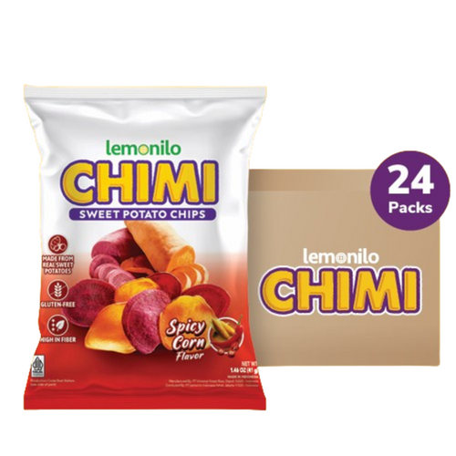 Lemonilo Chimi Sweet Potato Chips Spicy Corn Flavour 41G