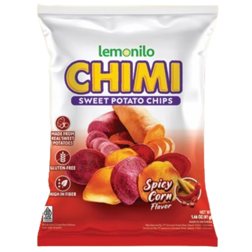 Lemonilo Chimi Sweet Potato Chips Spicy Corn Flavour 41G