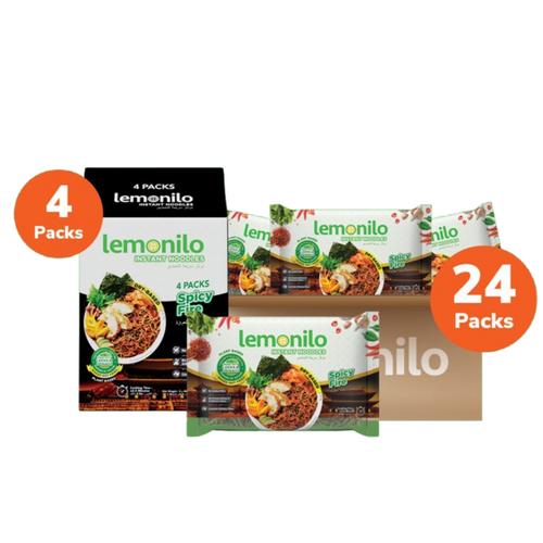 Lemonilo Instant Noodles Spicy Fire 85GR X4