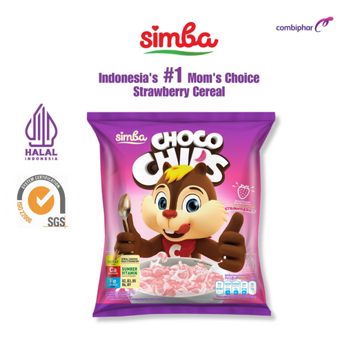 Simba Choco Chips Chocolate and Strawberry 80gr