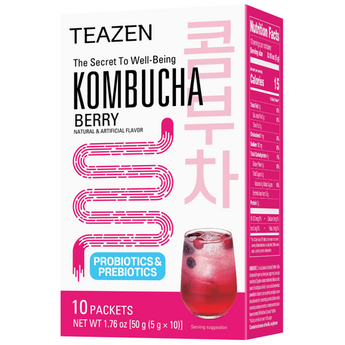 TEAZEN KOMBUCHA 10ST Berry