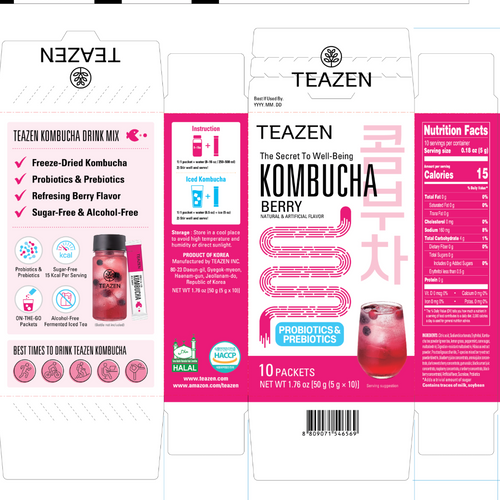 TEAZEN Kombucha 10ST Lemon