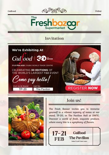 FRESH BAZAAR AT GULFOOD MANUFACTURING 2025