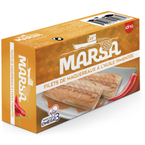 Marsa – Mackerel Fillets with Pepper Oil (125g)