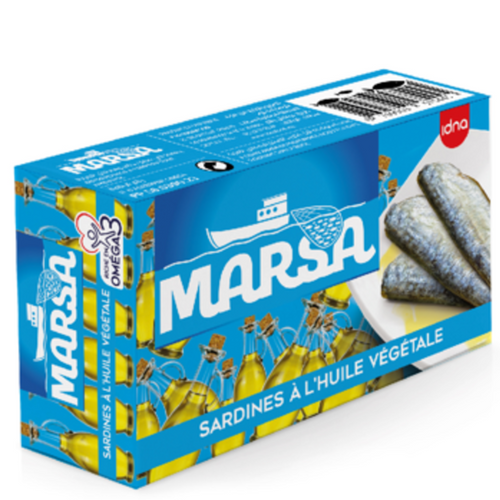 Marsa – Sardines in Vegetable Oil (125 g)