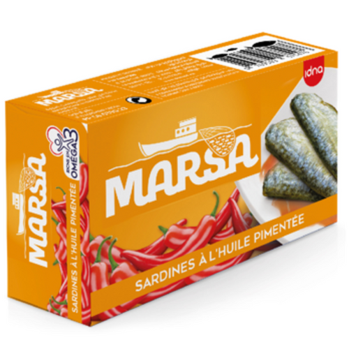 Marsa – Sardines in Spicy Oil (125 g)