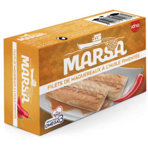 Marsa – Mackerel Fillets with Pepper Oil (125g)
