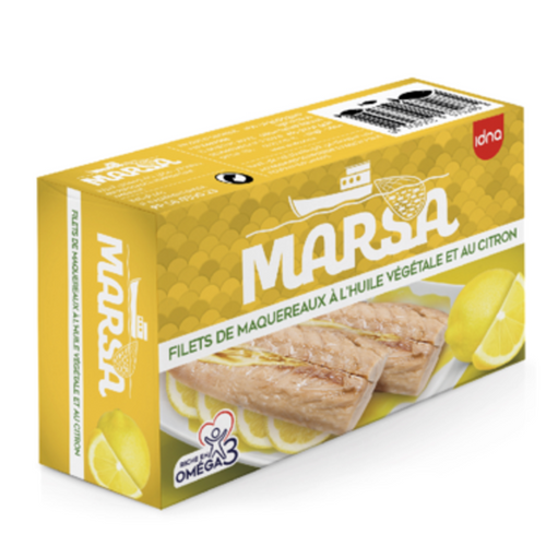 Marsa – Mackerel Fillets with Vegetable Oil and Lemon (125g)