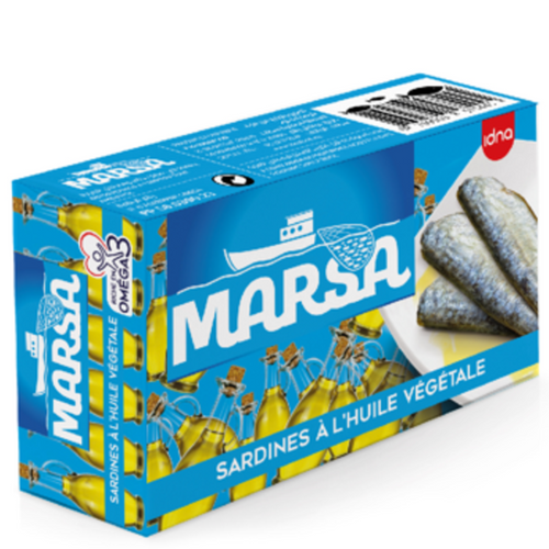 Marsa – Sardines in Vegetable Oil (125 g)