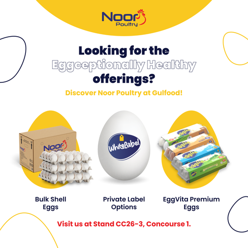 Noor Poultry Showcases Diverse Egg Portfolio at Gulfood 30th Edition