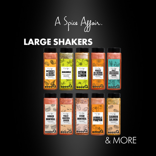A SPICE AFFAIR MEDIUM & LARGE SHAKERS