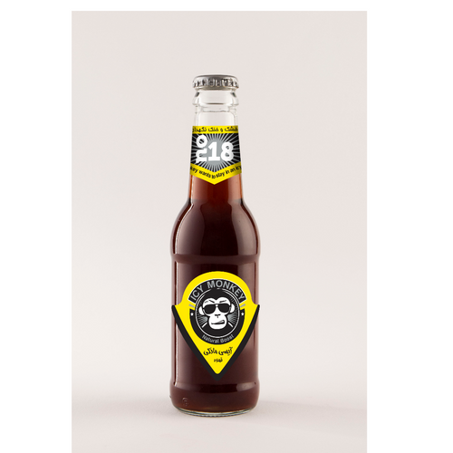 ICY MONKEY Carbonated Drinks (Glass and Can Packaging)