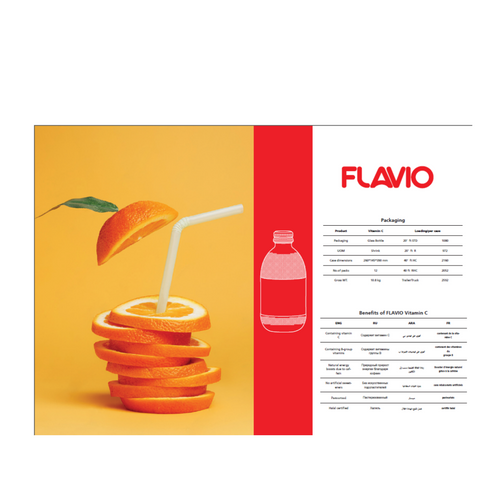 Flavio Vitamin C Carbonated Energy Drink