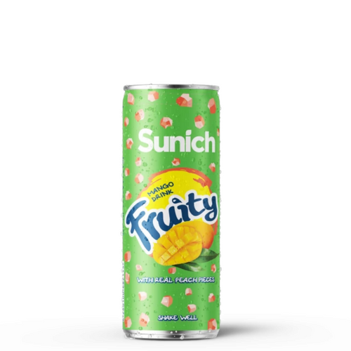 Sunich Fruity Juice with Real Fruit Pieces (Can Packaging)