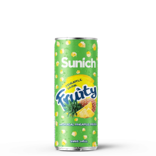Sunich Fruity Juice with Real Fruit Pieces (Can Packaging)