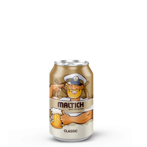 Maltich Malt Beverage (PET, Glass and Can Packaging)
