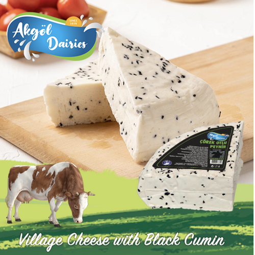 Vıllage Cheese with Black Cumin Seeds