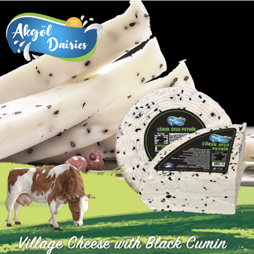 Vıllage Cheese with Black Cumin Seeds