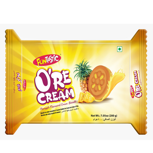 Funtastic O're Cream Biscuits 200gm