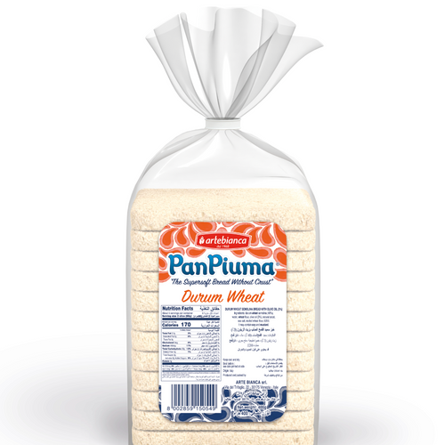 Crustless Bread Durum Wheat /PanPiuma Grano duro 400 gr