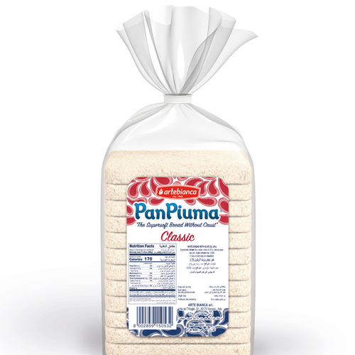 Crustless Bread Classic Wheat /PanPiuma Grano tenero 400 gr