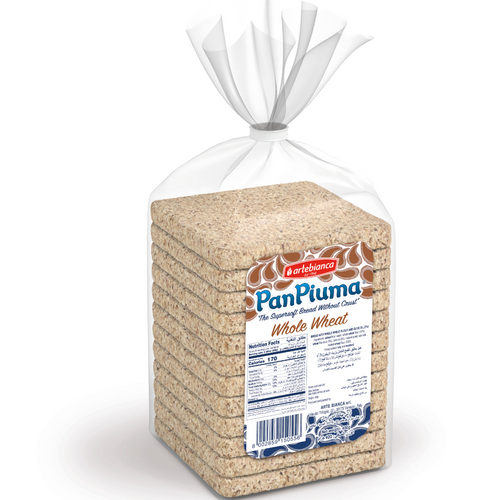 Crustless Bread Whole Wheat /PanPiuma Integrale 400 gr